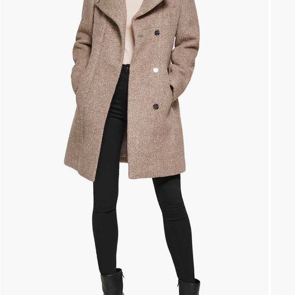 Kenneth Cole New York Asymmetrical Coat - Picture 4 of 12